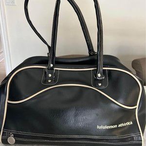 Vintage Lululemon Gym Bag Black And White